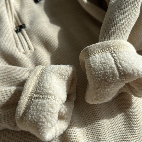 Patagonia fleece-lined off white free-lines sweat size:s - Picture 6 of 8